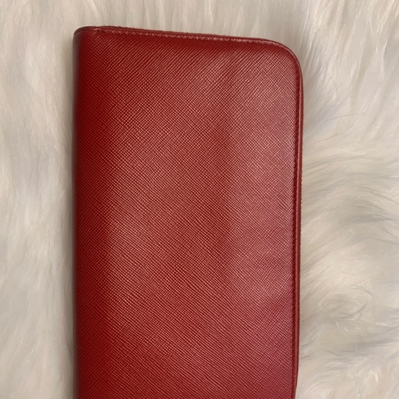 PRADA Saffiano Leather Zip Around Long Wallet/9Y1006 - Picture 2 of 14